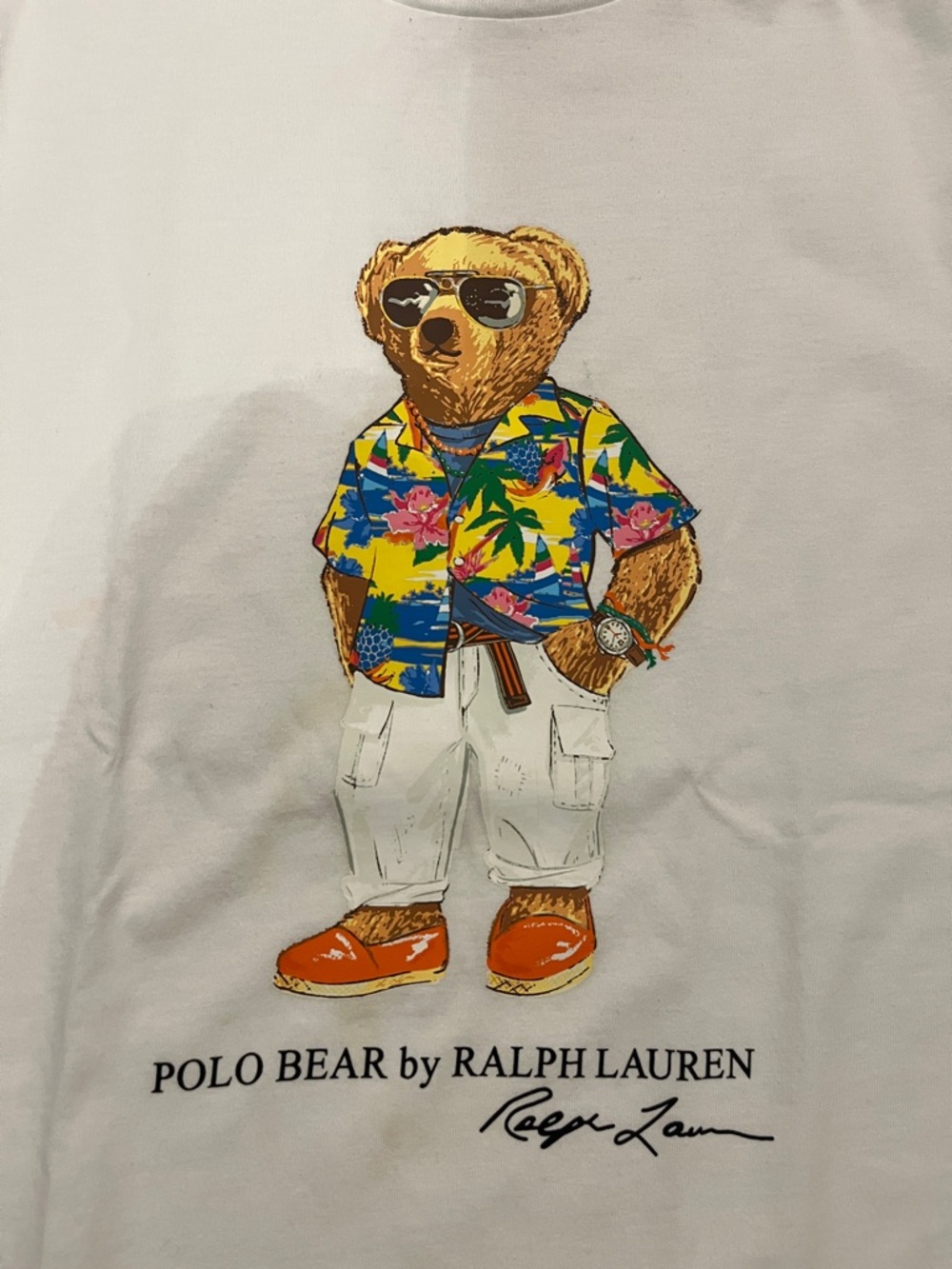 Polo Ralph Lauren white T-shirt size 10-12 boy - Picture 2 of 5